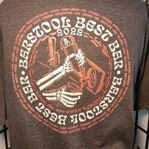 Barstool Best Bar 2022 Gray T-Shirt